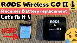 Rode Wireless Go 2 Receiver Battery Change