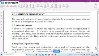 Management Concept
