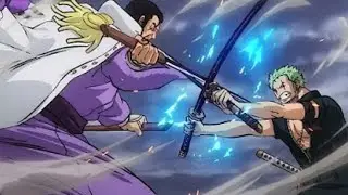 Zoro vs Admiral Fujitora vs Hawkeye Mihawk [One Piece Stampede Movie]