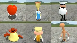 What if I Become Pizza Tower Bosses & Characters in Garry's Mod!