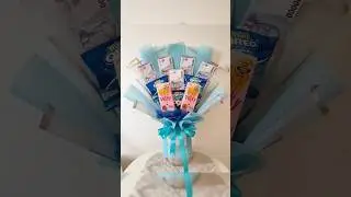 Buket Uang dan Snack | #buketuang #gift #buketuangkertas #buketcantik #birthday #buketkado #diy