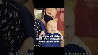 Paid Off My $2200 CO2 Laser in 4 Months While Juggling a Baby!