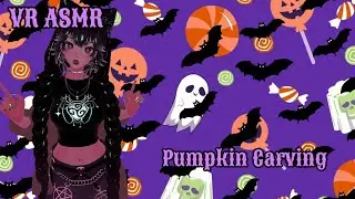 【 🎃VRCHAT🎃 】Pumpkin Carving【 👻ASMR👻】