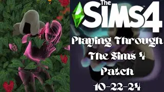 My GHOST Sim WOOHOOS The GRIM REAPER - Playing Through The Sims 4 Patch from 10-22-24