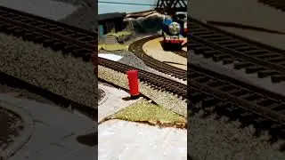 rheneas working on the narrow gauge railway 🚂🚃🚃 #thomasandfriends #shorts