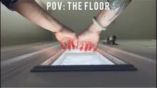 FAST & AGGRESSIVE ASMR BUILDUP TAPPING POV: THE FLOOR (lofi, lots of camera tapping 😉)