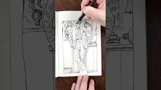 MS 4.10. Tuxedo Snob. Full Timelapse. #art