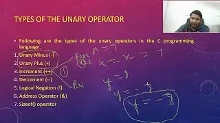 Unary Operator | Post Increment & Decrement | Lecture#16 