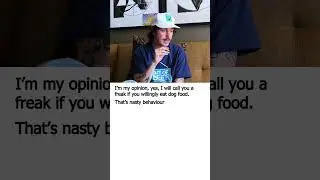 don't eat dog food