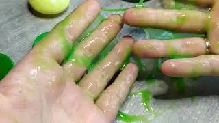 🤢NIGHTMARE SLIME 🤢 Testing slimes 😱MIX slime How to get it off your hands?!😳