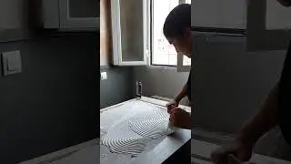 cómo hacer un escritorio con mosaicos #diy