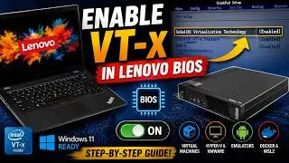 How to enable Virtualization Technology on Lenovo PC