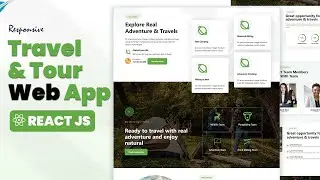 ✈️ React JS Tutorial - About Us Page Development | Download Full Source Code. Part 7