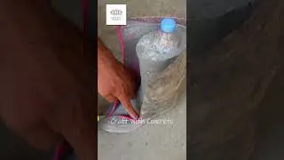 Make cement pot from old rubber boots 