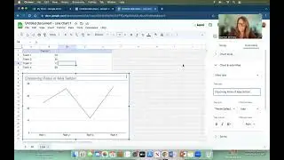 Making a line graph on Google docs