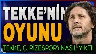 Fatih Tekke'nin Yıkım Planı | Trabzonspor 2-0 Ç Rizespor | Bilal Kureş