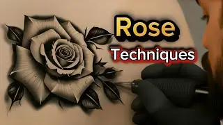 Rose Tattoo Tutorial Shaiding Techniques | Depth, Soft Gradients & Contrast
