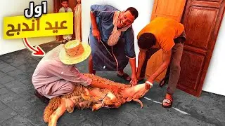 أخيرا أجواء عيد الأضحى في المغرب 🇲🇦 أول مرة نزعم ندبح فحياتي😍شوفو شنو وقع ‼️🥹