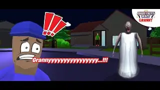 Kocak 🤣 dikejar Nenek Granny - Dude theft wars granny mod