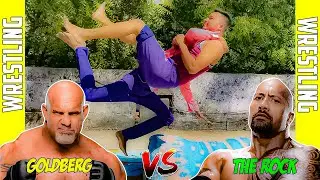 GOLDBERG VS THE ROCK