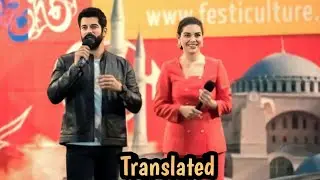 Burak attended France FestiCulture in Lyon || Translated