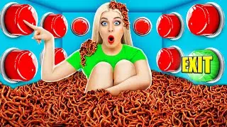 1000 загадочных кнопок и только одна тебя спасет Челлендж #2 от Multi DO Food Challenge
