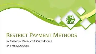 Prestashop Restrict Payment Methods by Category, Product & Cart Module