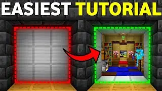 🦅 Minecraft Bedrock 1.20 | Easy 3x3 Piston Door Tutorial!
