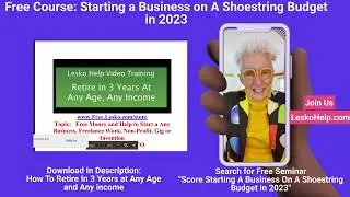 Free Course: Starting a Business on A Shoestring Budget in 2023
