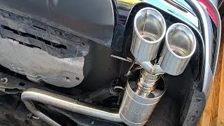 Stock DP / Straight Midpipe with Jun BL Axleback | 2017 Hyundai Elantra Sport
