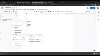 Inserting a Blank Page before a given page in Google Docs || Chemfinity || Infinity and Beyond