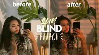 ⛅ Sun Blinds Effect tutorial | PicsArt
