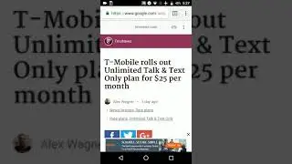 T-Mobile unlimited talk and text only promo