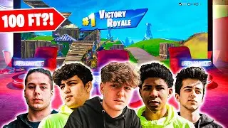 Can NRG Fortnite Pros Win a game on the 100 FT Castle Gaming Monitor?