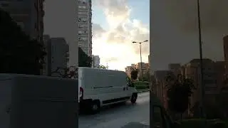 Evening atmosphere in Neve Shanan neighborhood in Haifa #atmosphere #israelwar #haifaisrael
