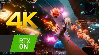 [4K] Cyberpunk 2077 | RTX 3080TI RTX ON DLSS 2.3.7 | 10600KF | TRUE NEXT-GEN