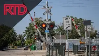 Clayton Street Railroad Crossing, Denver, CO