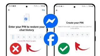 Как сбросить PIN-код чата со сквозным шифрованием 2025 в Messenger | Забыли...
