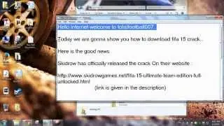 FIFA 15 Crack pc (skidrow!!! 100% working)