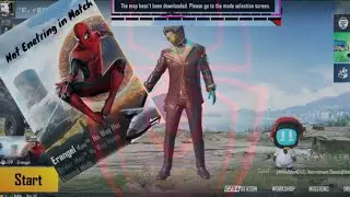 How to fix map has not been downloaded spiderman mode not enetring in match in BGMI