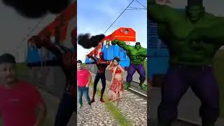 vfx train|vfx effect|visual effect|blender vfx|vfx green screen effect,#superman, #vfxibrail,#viral