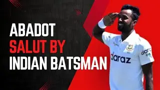 কার কার মনে আছে এই ম্যাচটার কথা | Abadot salut by Indian batsman | CF Buzz
