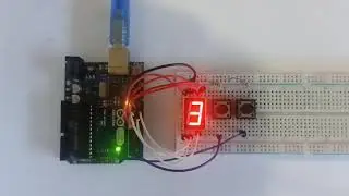Arduino Push Button 7 Segment Count Up and Down Number