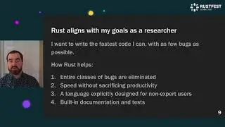 Max Orok - Considering Rust for scientific software  — RustFest Global 2020