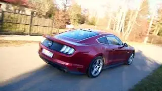 Ford Mustang GT 5.0 V8 2018 Takeoff - przyspieszenie i dźwięk