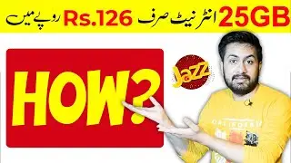 Jazz Weekly Mega Plus internet Package ⚡ - Jazz 25Gb Internet Code 2023 🔥