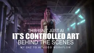 This Isn’t Just AI – It’s Controlled Art: Behind The Scenes Of My Workflow - DAZ Studio To AI Videos