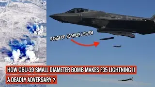 SINGLE F-35 EVEN IN STEALTH CONFIGURATION DROPS 8 GBU-39 SMALL DIAMETER BOMB ON TARGET ACCURATELY!