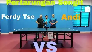 Ferdy Tse VS Andi PORBANK Pontianak 2023 #tenismejaketapang #tenismejamania #ptmsi #tabletennis