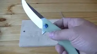 Реплика ножа Blue Moon - тест режущей кромки